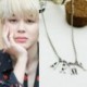 Ezüst színű ARMY medál lánccal - KPOP - BTS - Jimin nyaklánc