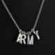 Ezüst színű ARMY medál lánccal - KPOP - BTS - Jimin nyaklánc
