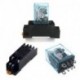 12V DC tekercs teljesítmény relé LY2NJ DPDT 8 tűs HH62P JQX-13F aljzat alap