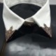 Vintage bronz - Vintage bronz 2Pc Spike Stud háromszög blúz ingek galléros nyakcsúcs nyak tipp bross Pin lánc Punk