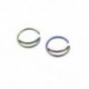 * 1 -2PCS Színes - * 1 -2PCS Színes Unisex hamis szeptum klip nem Piercing Swirls szeptum orr gyűrű Faux ékszerek