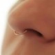 * 1 -2PCS Színes - * 1 -2PCS Színes Unisex hamis szeptum klip nem Piercing Swirls szeptum orr gyűrű Faux ékszerek