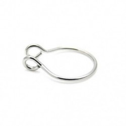 * 2 -1PC Ezüst - * 2 -1PC Ezüst Unisex hamis szeptum klip nem Piercing Swirls szeptum orr gyűrű Faux ékszerek