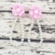 Rózsaszín - Rózsaszín Nyári csecsemő gyerekek baba lány virág gyöngy mezítláb gyűrű láb karkötő szandál