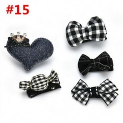 * 15 5Pcs / Set - * 15 5Pcs / Set 1 készlet gyerekek baba lány haj klipek készlet Bowknot virág szív korona fejfedők
