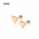 Arany - Arany 2db Piercing Tragus fülbevaló porc hélix szív alakú fül studs ékszer szett