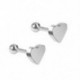 Arany - Arany 2db Piercing Tragus fülbevaló porc hélix szív alakú fül studs ékszer szett