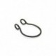 * 2 -1PC Fekete - * 2 -1PC Fekete Unisex Fake Septum klip nem Piercing Swirls szeptum orr gyűrű Női ékszerek