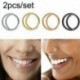 * 2 -1PC Fekete - * 2 -1PC Fekete Unisex Fake Septum klip nem Piercing Swirls szeptum orr gyűrű Női ékszerek