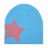 Kék - Kék Baby Boy Girl puha pamut téli meleg sapka gyerek kisgyermek csecsemő Star Beanie kalap