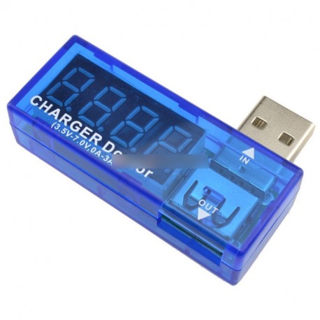 5db USB töltő orvos feszültség-áram mérő akkumulátor teszter Power detektor