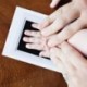 Piros - Piros Baby Newborn Handprint lábnyom Impresszum Clean Touch tintapatron képkeret ajándék