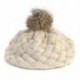 Bézs - Bézs Aranyos baba gyerekek lányok kisgyermek téli meleg kötött horgolt beret sapka sapka kalap