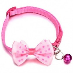 Rózsaszín - Rózsaszín Kisállat macska kutya Bowknot harang kisállat csokornyakkendő nyakkendő nyakörv cica kölyök