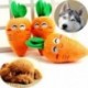 * 3 1PC sárgarépa (15X7CM) - * 3 1PC sárgarépa (15X7CM) Új kiskutya kutya macska fogászati fogak Egészséges fogak