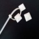 50db 10 / 50Pcs öntapadós kábel Zip bilincs rögzítő csíptetős huzal fehér tartó tartó