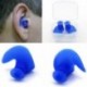 * 1 Kék Puha szilikon elleni zajhabos fül füldugó az úszás alvó munkapadhoz Újrafelhasználható Comfy
