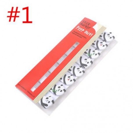 * 1 Hot Cartoon Animal Panda macska Memo Pad matricák Sticky Notes iskola helyhez kötött