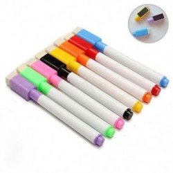 10 DB Rengeteg 5 / 10Pcs műanyag fekete faliújságjelző száraz törlőpult Eraser fedéllel