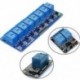 2 CH optocsatolóval (fekete) 1/2/4/8 Channel 5V relé kártya modul Optikai csatlakozó LED az Arduino PiC ARM AVR