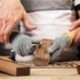 L Vágott próbatartó stabil, rozsdamentes acélból készült huzalacél hentes kesztyű