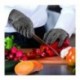 L Vágott ellenálló kesztyűk Vágásgátló élelmiszer-fokozat 5. szint hentesvédő konyha