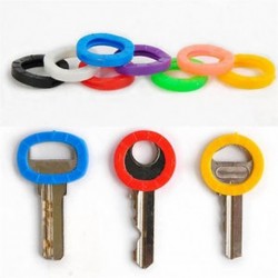 8X szilikon üreges kulcsfedélburkolat fedezi a Topper kulcstartót Bly Braille fényes színekkel