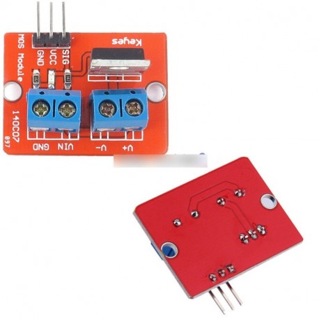 1/2/5/10db MOSF gomb IRF520 MOSFET illesztő-modul  Arduino kar Raspberry pi