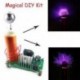 Mini Tesla tekercs Plazma hangszóró Elektronikus transzformátoros zene 15W DIY készlet Mini Tesla tekercs Plazma