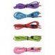 Lila 1PC 3,5 mm-es férfi-férfi audio sztereó Aux-hosszabbító kábel kábel iPhone iPod JP-hez