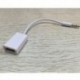 3,5 mm-es férfi Jack USB 2.0-as női AUX Audio Plug Converter Car Adapter kábel mp3