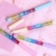 Sárga 1Pc 0.5mm törölhető gél toll rajzfilm Kawaii fekete tintapatron tűk leírása Új