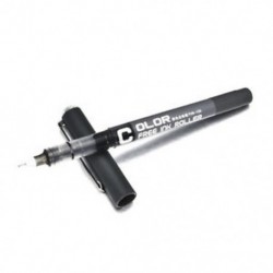 Fekete 7 színes gél toll 0,5 mm közepes színű tinta üzleti rollerball toll irodai iskola JP