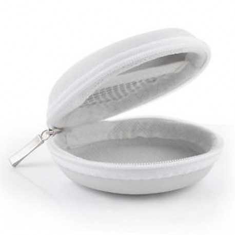 fehér Kemény tok tok tárolására szolgáló táska fejhallgató fülhallgató Earbud USB SD TF kártya
