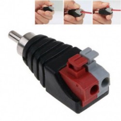 Hangszóró vezetékes A / V kábel az audió RCA csatlakozó adapterhez Nyomja meg a Jack Plug LED-et