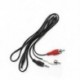 Audio Aux 3,5 mm 1/8 &quot a 2RCA férfi és férfi sztereó kábeladapterhez zenelejátszóhoz