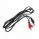 Audio Aux 3,5 mm 1/8 &quot a 2RCA férfi és férfi sztereó kábeladapterhez zenelejátszóhoz