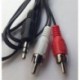 Audio Aux 3,5 mm 1/8 &quot a 2RCA férfi és férfi sztereó kábeladapterhez zenelejátszóhoz