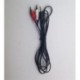 Audio Aux 3,5 mm 1/8 &quot a 2RCA férfi és férfi sztereó kábeladapterhez zenelejátszóhoz