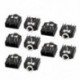 10Pcs 3.5 mm-es női sztereó hangcsatlakozó fejhallgató-csatlakozó 5-pólusú PCB-csatlakozó
