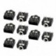 10Pcs 3.5 mm-es női sztereó hangcsatlakozó fejhallgató-csatlakozó 5-pólusú PCB-csatlakozó
