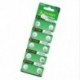 10X AG1 LR621 SR621 364 164 1.5V alkáli gomb érme cellák óvatosak