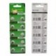 10X AG1 LR621 SR621 364 164 1.5V alkáli gomb érme cellák óvatosak