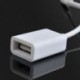 3.5mm AUX Audio Plug Male Jack USB 2.0 női átalakító autós adapter kábel mp3