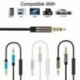 Kék 3,5 mm-es férfi-férfi Aux-kábel-kábel Kiegészítő sztereó audiokábel PC iPod MP3-hoz