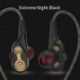 Fekete 7D HIFI Super Bass sztereó fül fülhallgató Dual Dynamaic vezető fejhallgató fejhallgató