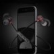 Fekete Vezeték nélküli Bluetooth mágneses fülhallgató fejhallgató Vízálló sport sztereó fejhallgató