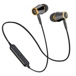 Fekete HIFI Super Bass Headset Sport futó fejhallgató vezeték nélküli Bluetooth V4.1 fülhallgató