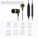 Ezüst HIFI Super Bass Headset Sport futó fejhallgató vezeték nélküli Bluetooth V4.1 fülhallgató