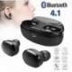 Piros (Bluetooth 5.0) Vezeték nélküli Bluetooth Earbuds w / Mic True Bass ikrek Stereo In-Ear fülhallgató